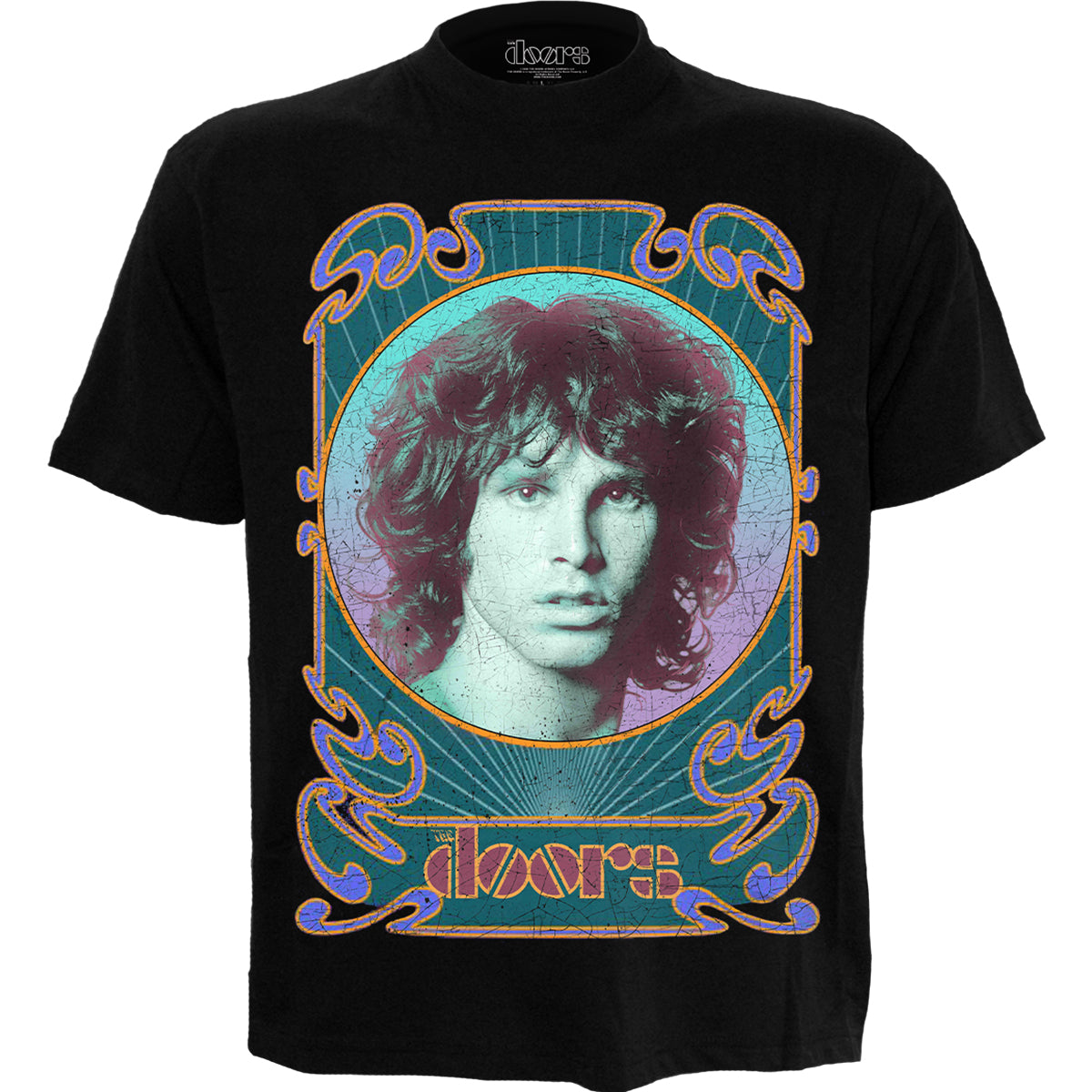 THE DOORS - NOUVEAU MORRISON - Koszulka z nadrukiem z przodu czarna
