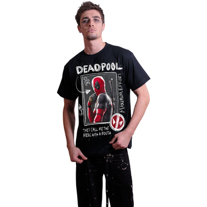 DEADPOOL - WOLVERINE SKETCHES - T-Shirt czarny