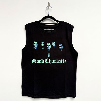 GOOD CHARLOTTE - GENERATION RX SKULL FACES - Tank T-Shirt Black