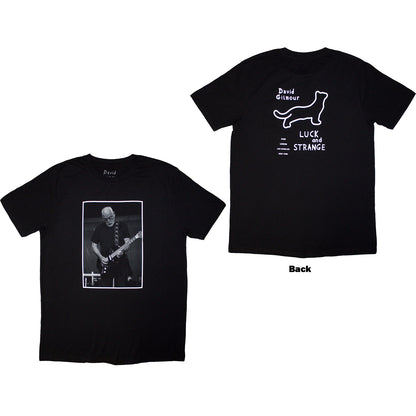 DAVID GILMOUR - LUCK & STRANGE BLACK CAT STRAT - T-Shirt Black