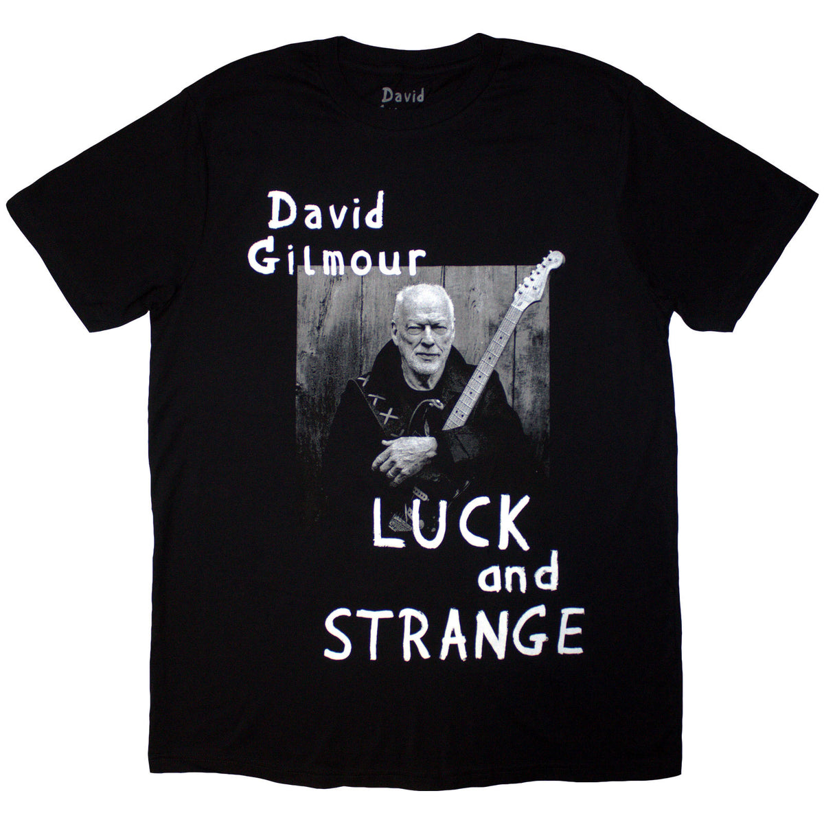 DAVID GILMOUR - LUCK & STRANGE PORTRAIT - T-Shirt Black
