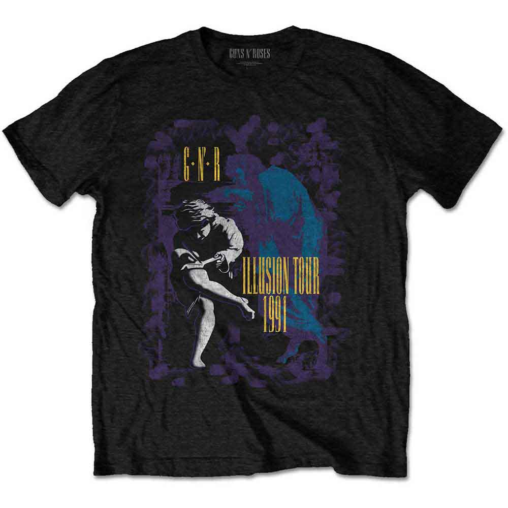 GUNS N' ROSES - ILLUSION TOUR '91 - T-Shirt Black