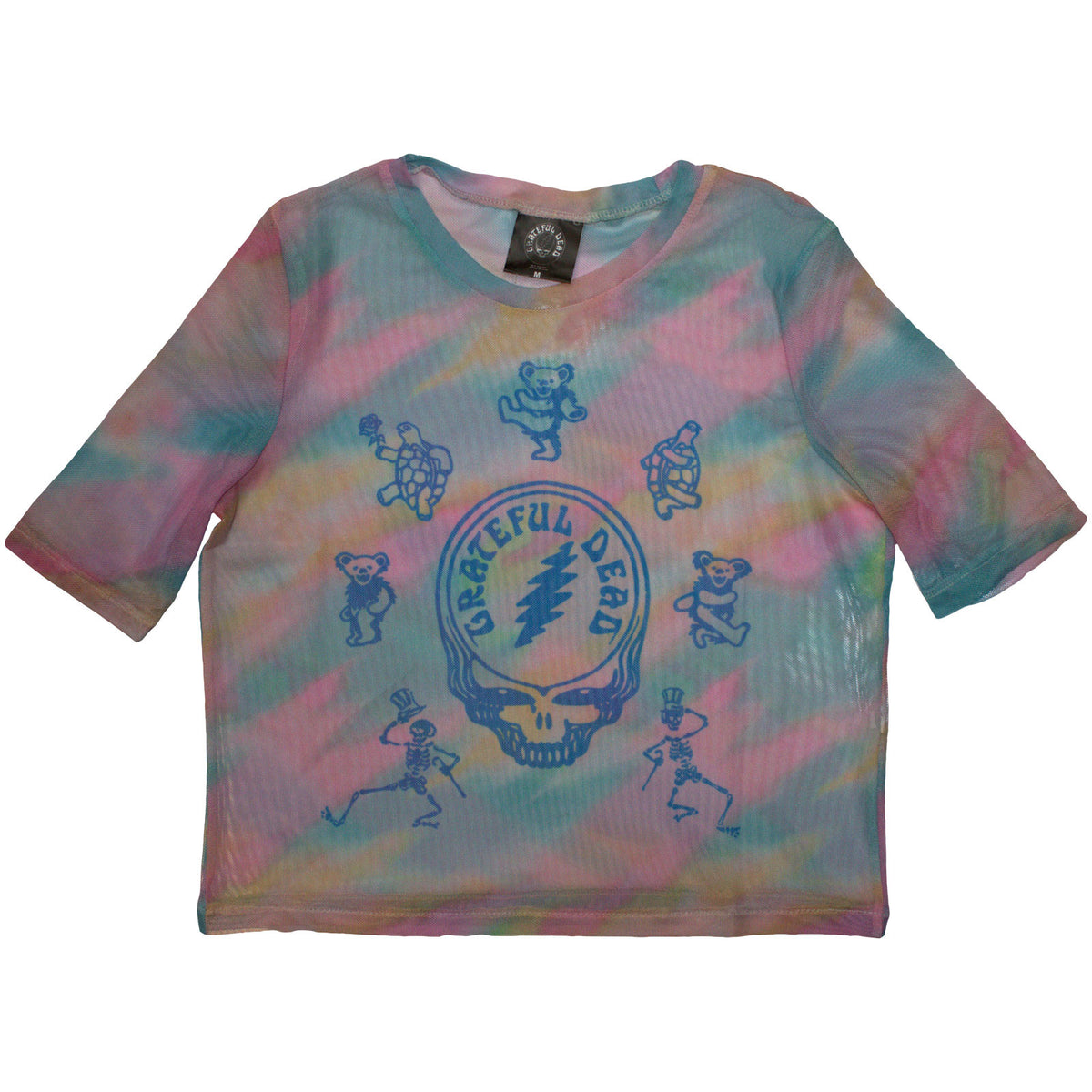 GRATEFUL DEAD - DEAD EGYPTIAN SLASH - Ladies Crop Top Blue
