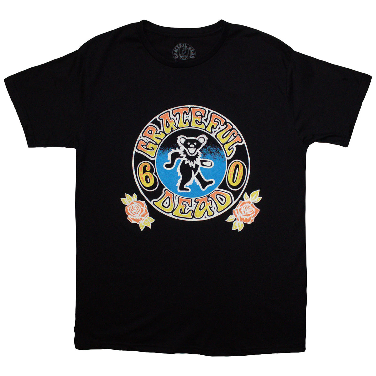 GRATEFUL DEAD - BEAR ROSES - T-Shirt Black