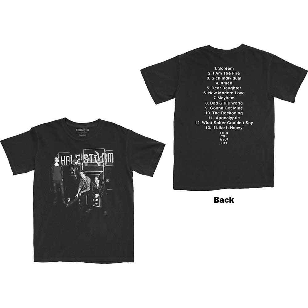 HALESTORM - THE WILD COVER - T-Shirt Black
