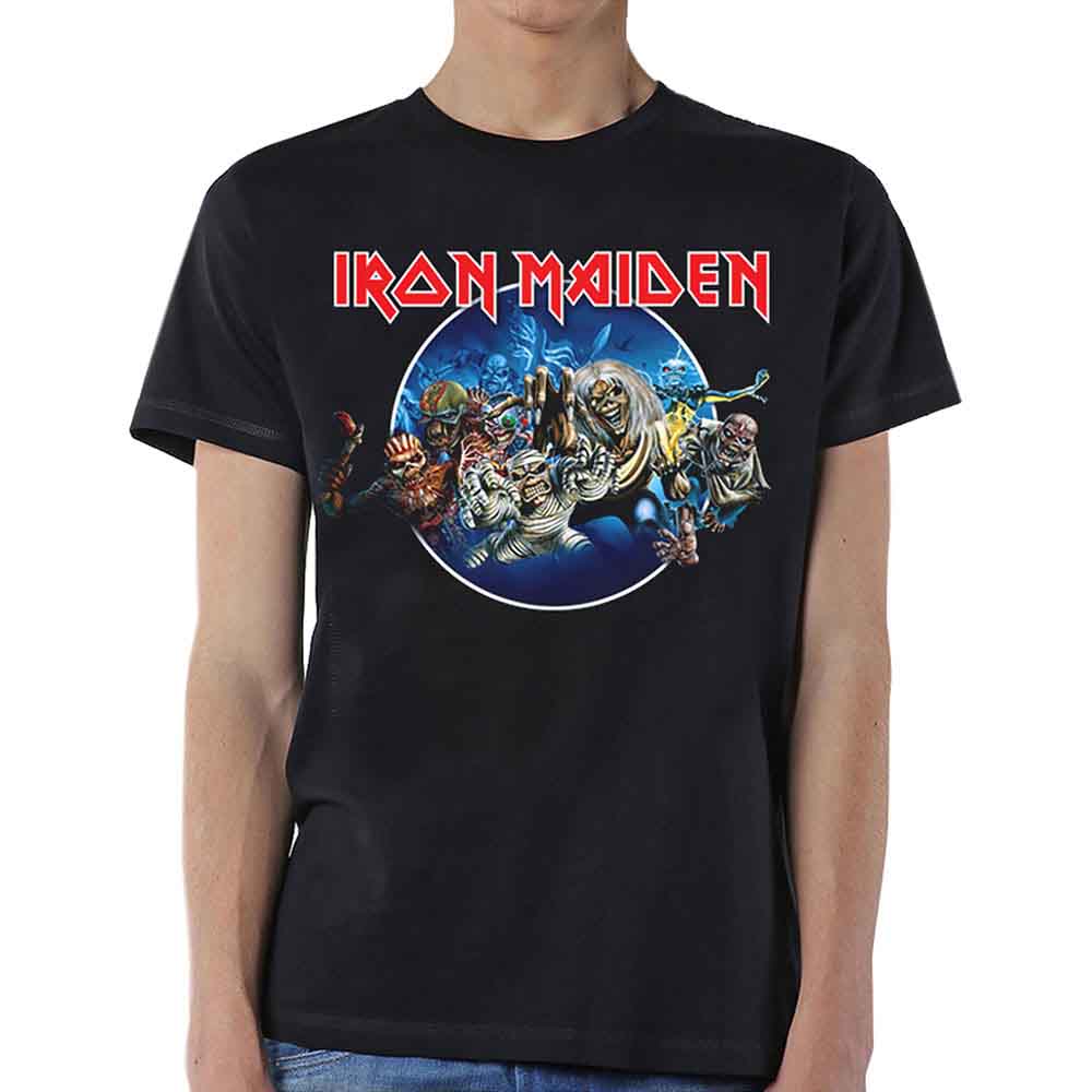 IRON MAIDEN - WASTED YEARS CIRCLE - T-Shirt Black