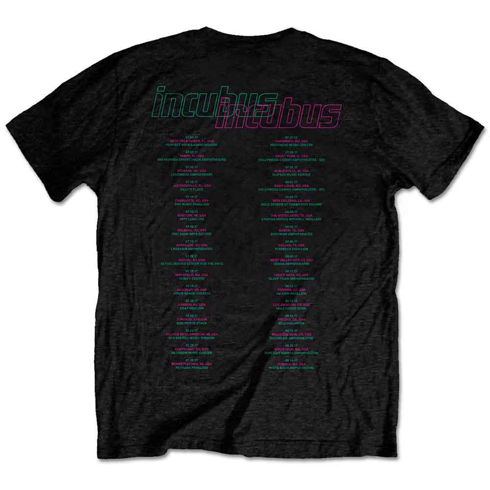 INCUBUS - 17 TOUR - T-Shirt Black