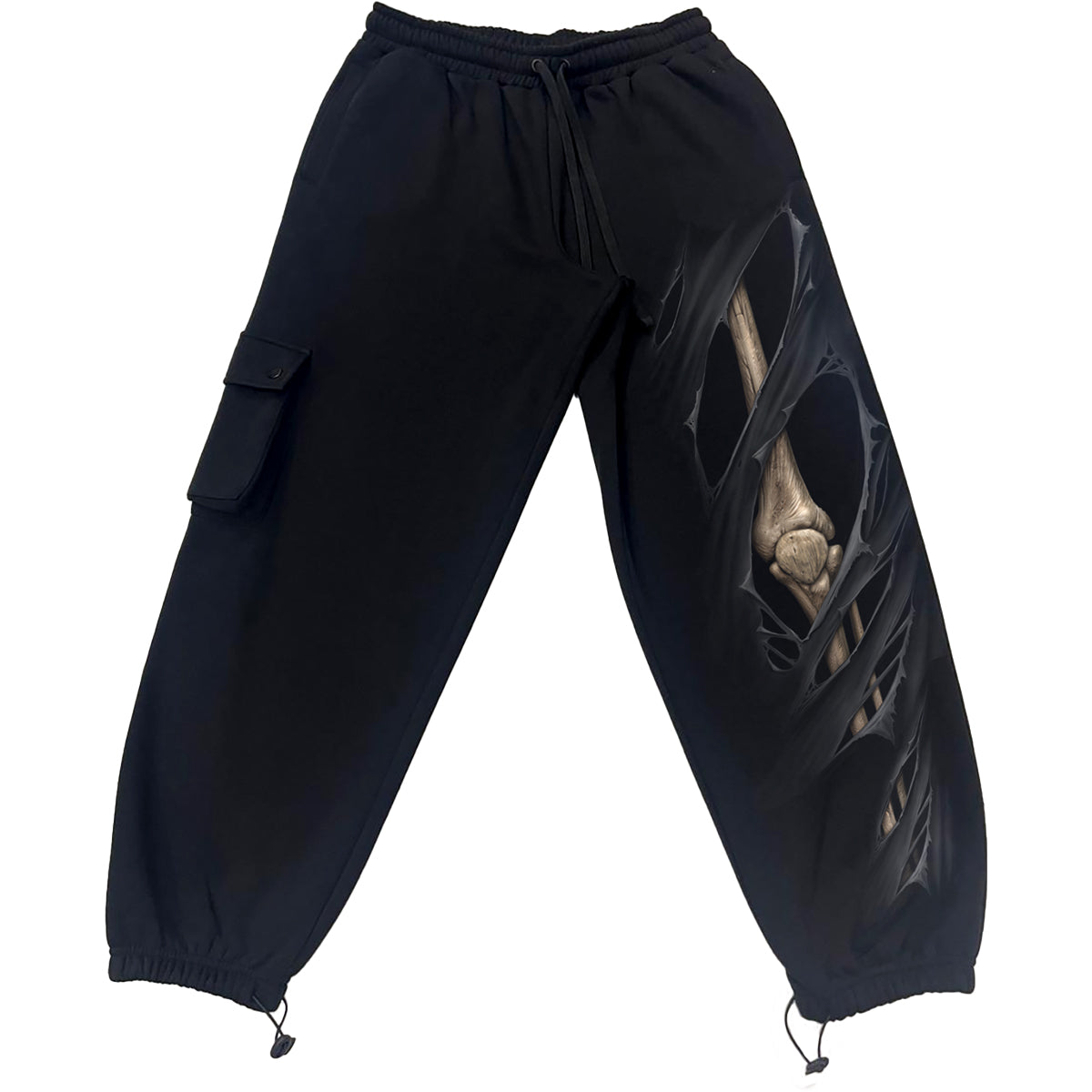 BONE RIPS – swobodne spodnie cargo do biegania