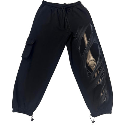 BONE RIPS – swobodne spodnie cargo do biegania