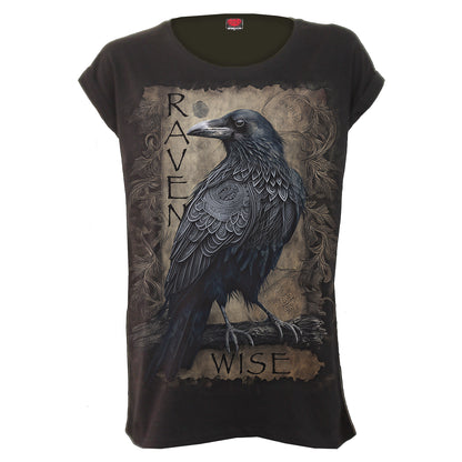 RAVEN WISE - Turnup Sleeve Loosefit Tee