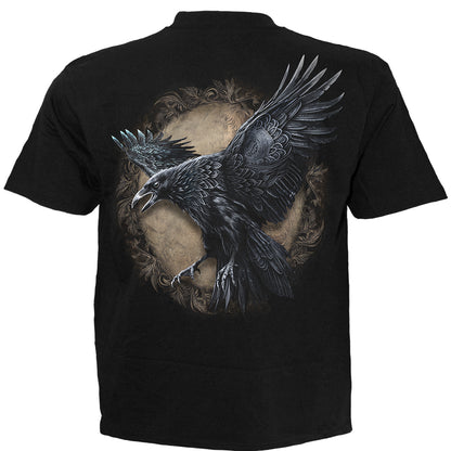 RAVEN WISE - T-Shirt czarny