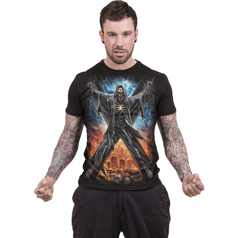 CROSSED OVER - T-Shirt czarny