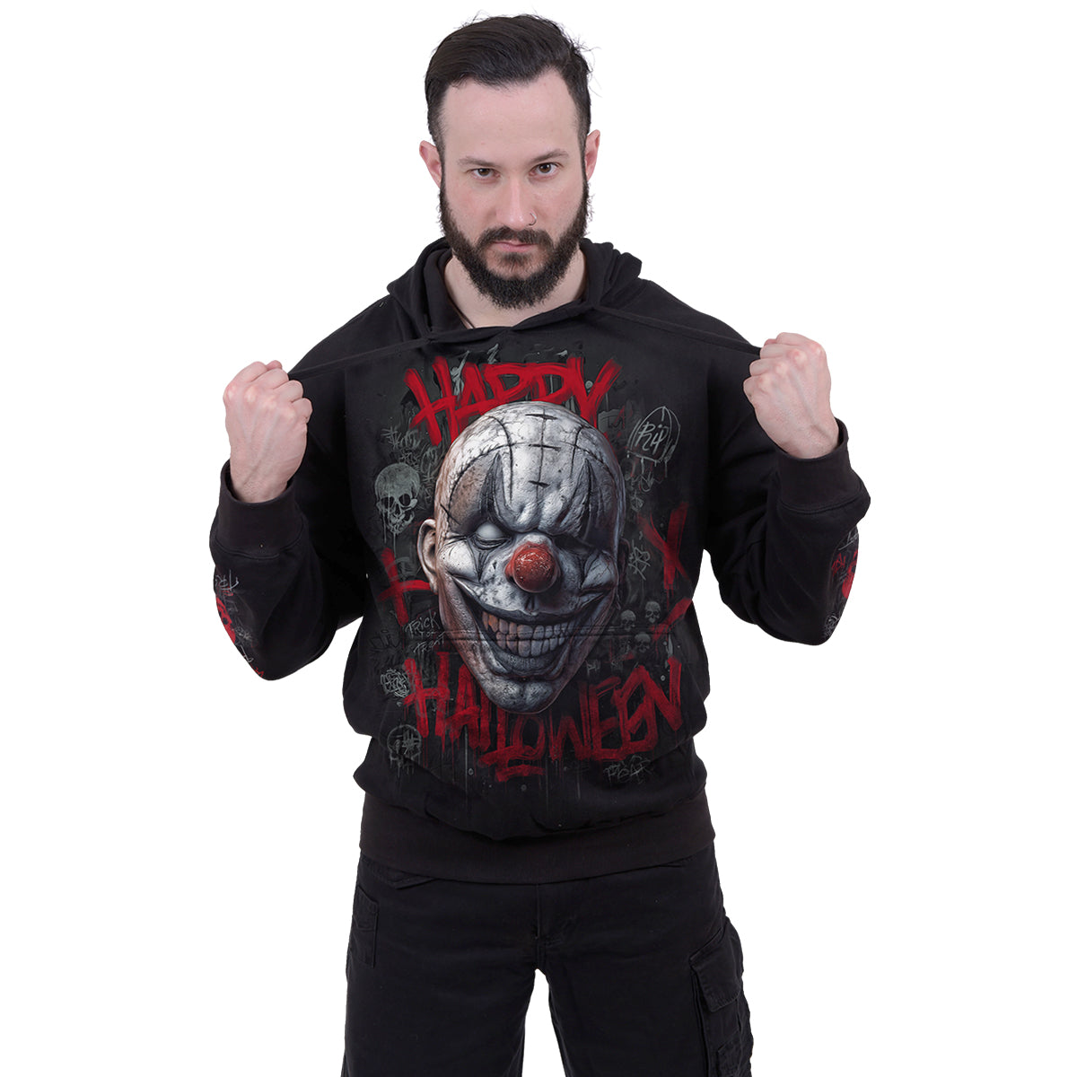 HAPPY HORROWEEN - Bluza czarna