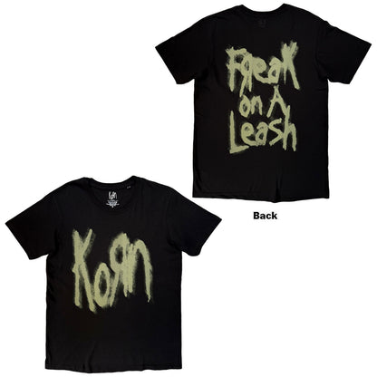KORN - FREAK ON A LEASH - T-Shirt Black
