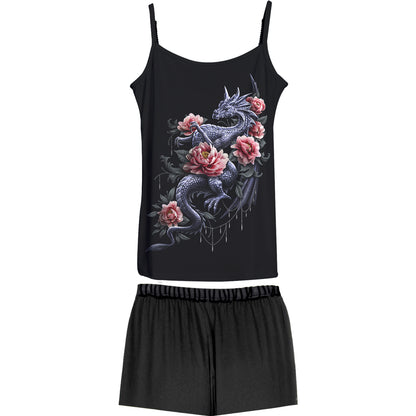 MATERNAL INSTINCTS - 4pc Gothic Pyjama Set