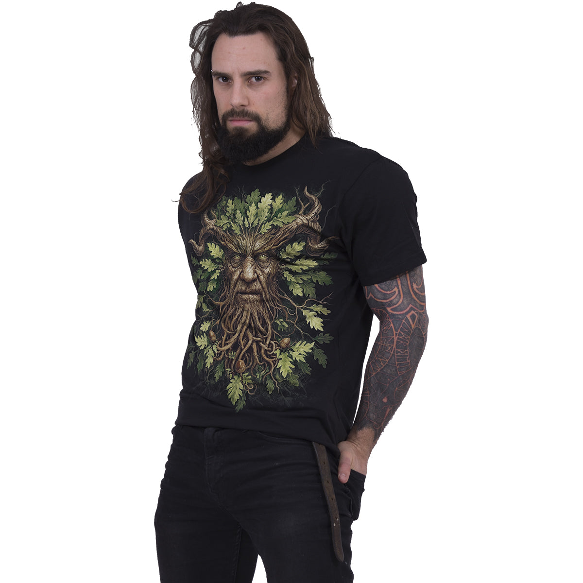 WOODLAND KING – koszulka czarna