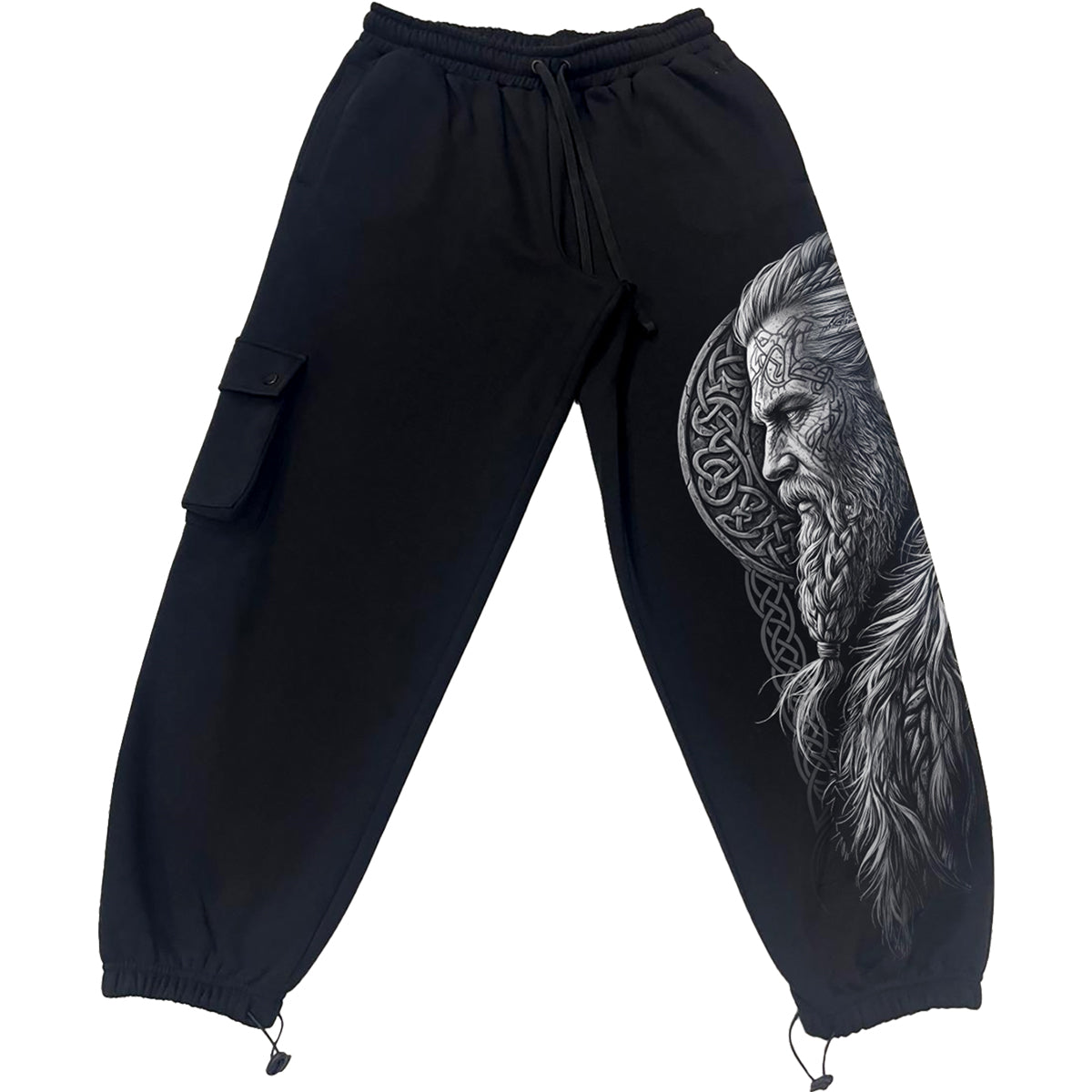 CELTIC VIKING – swobodne spodnie dresowe typu cargo