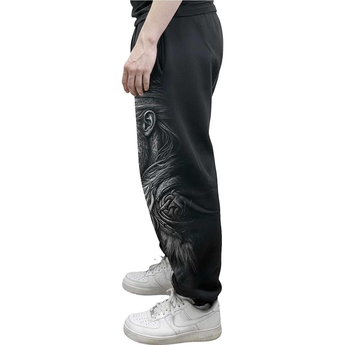 CELTIC VIKING – swobodne spodnie dresowe typu cargo