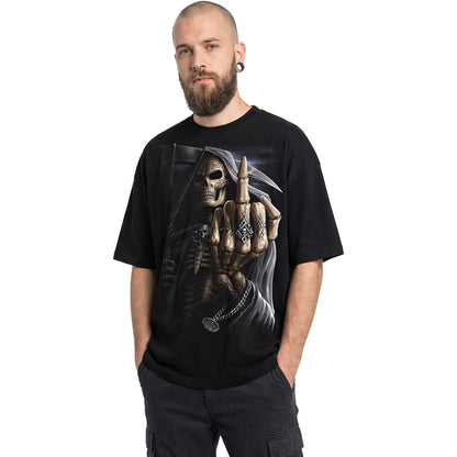 BONE FINGER - Box T-Shirt Czarny