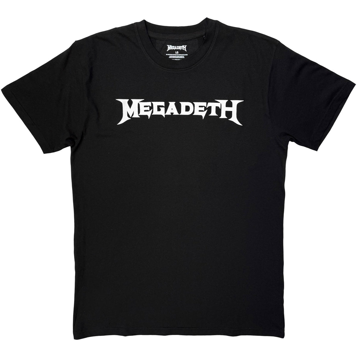 MEGADETH - LOGO MONO - T-Shirt Black
