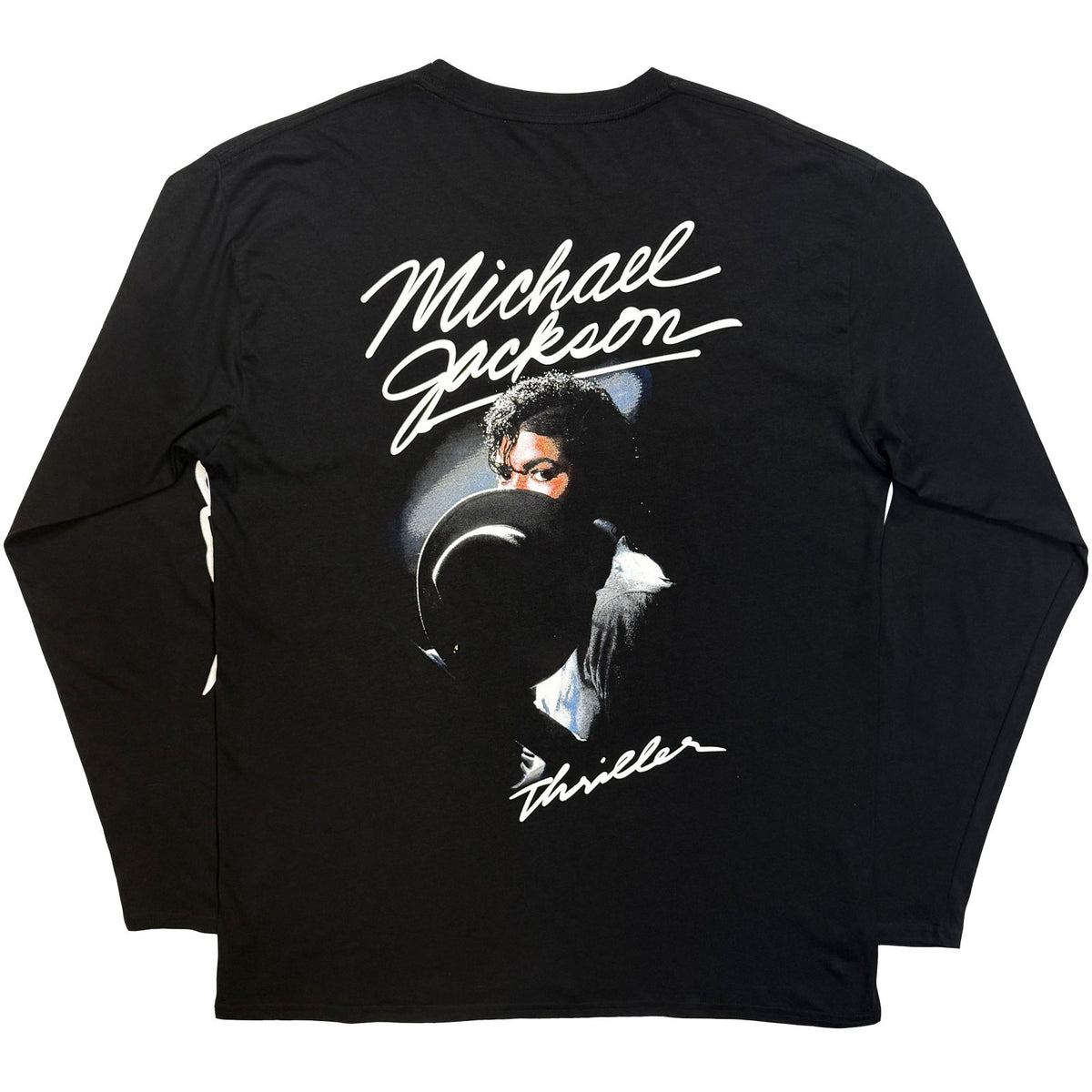 MICHAEL JACKSON - THRILLER / HAT POSES - Long Sleeve T-Shirt Black
