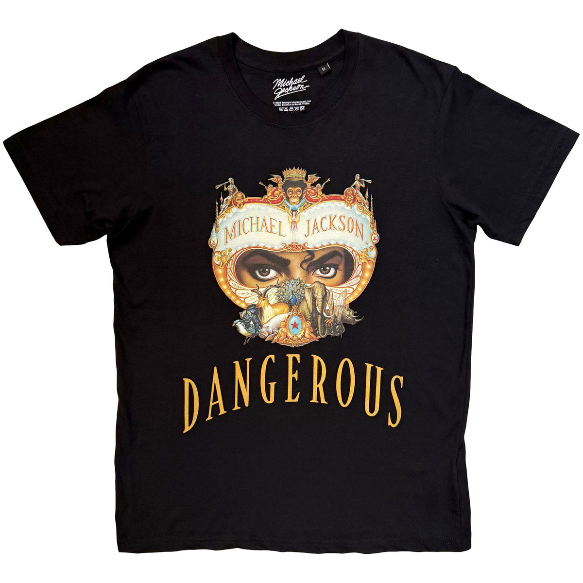MICHAEL JACKSON - DANGEROUS WORLD TOUR - T-Shirt Black