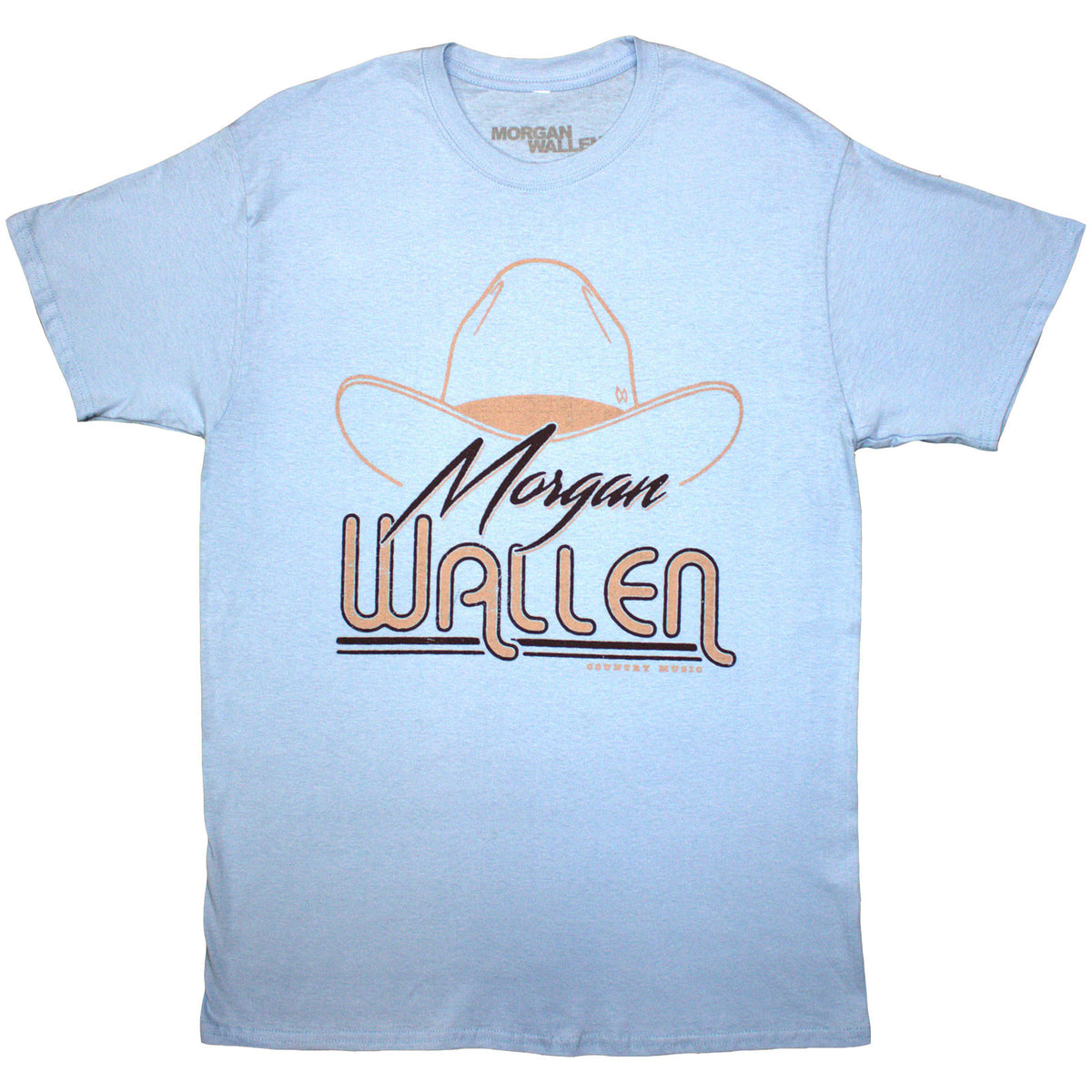 MORGAN WALLEN - COWBOY HAT - T-Shirt Blue