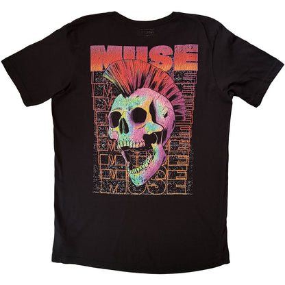 MUSE - PUNK SKULL - T-Shirt Black
