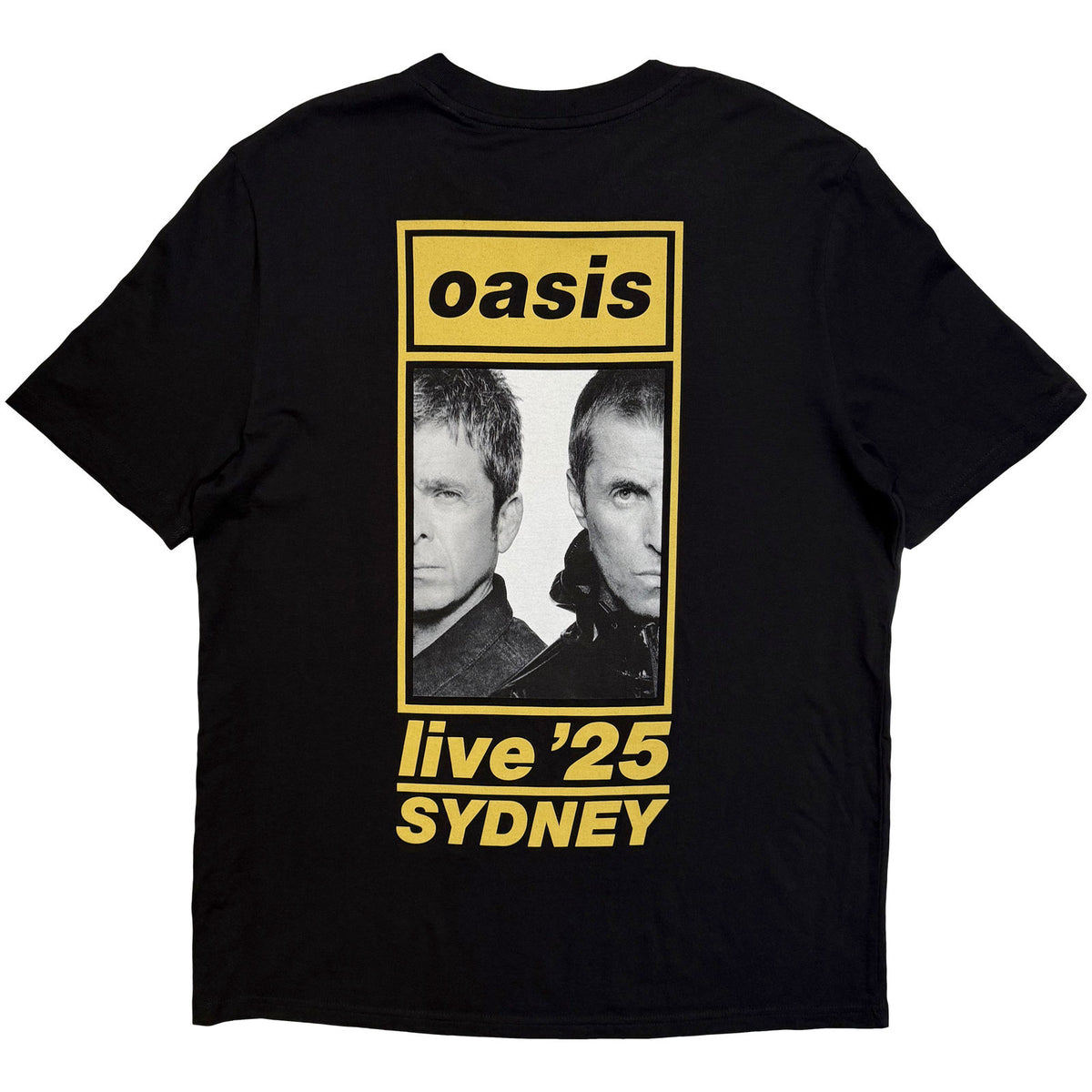 OASIS - SYDNEY HALF FACES FAN STORE - T-Shirt Black