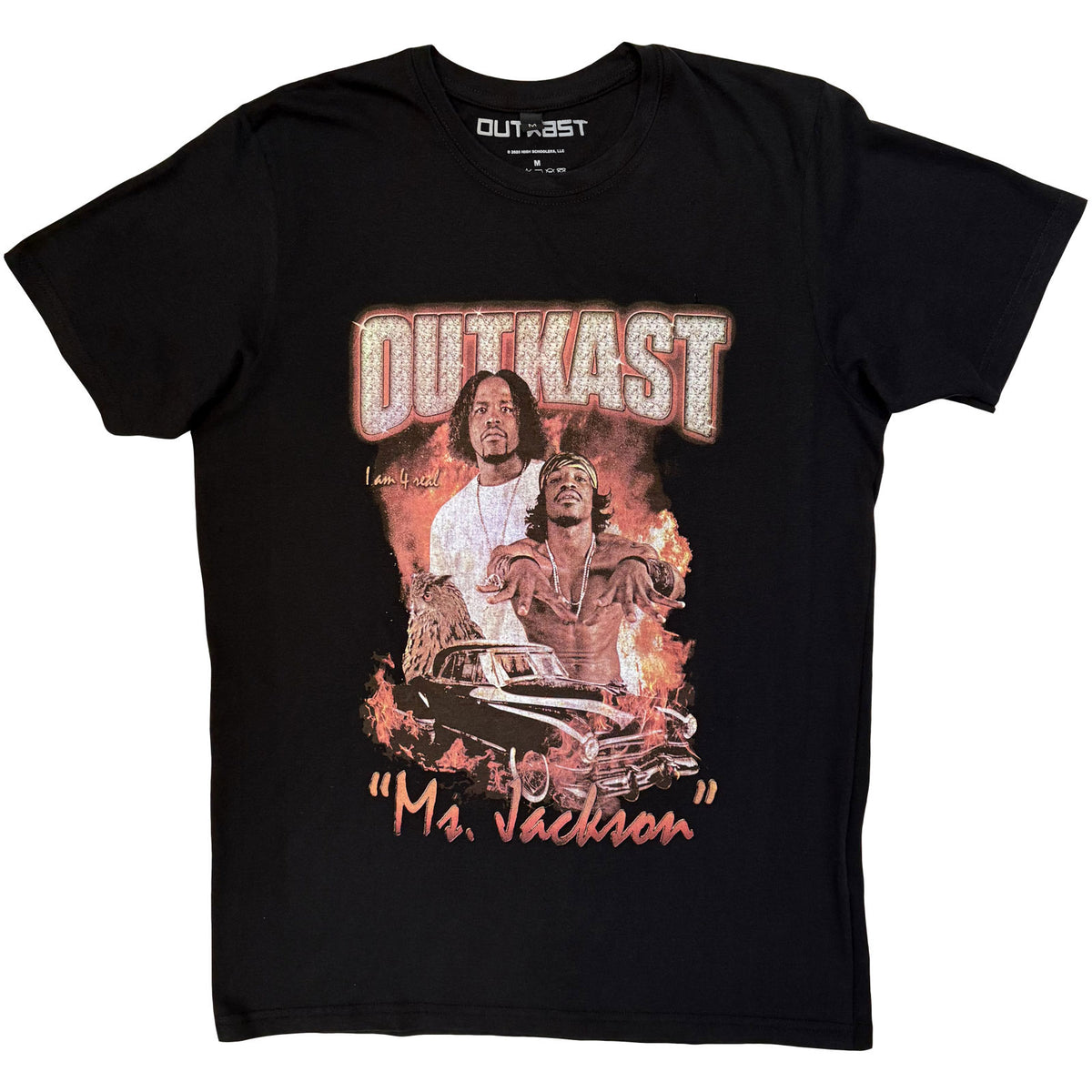 OUTKAST - MS. JACKSON - Carbon T-Shirt Black
