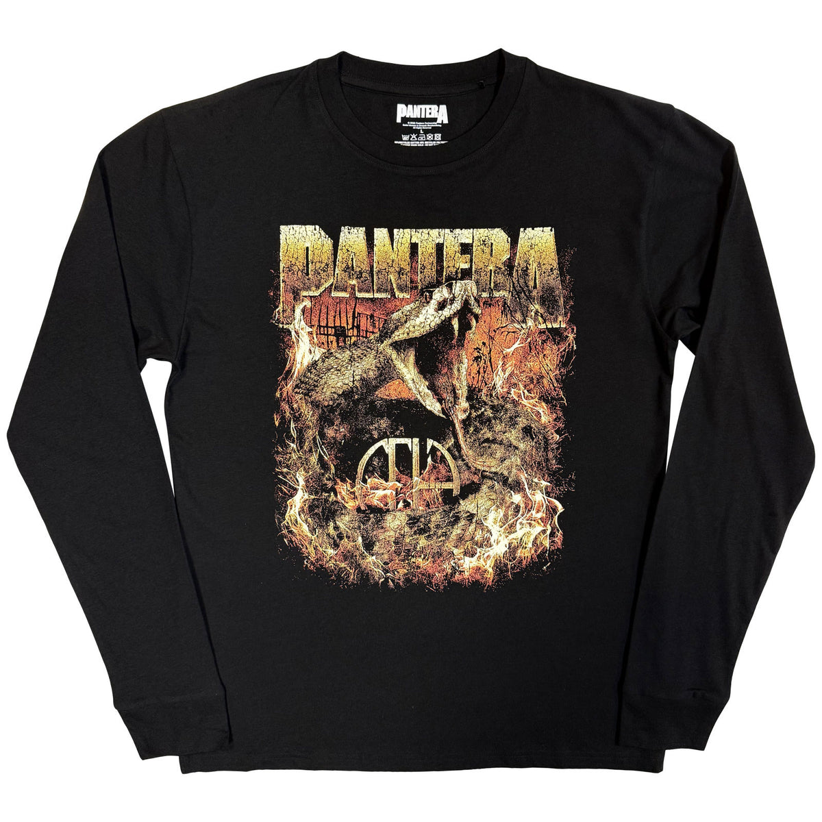 PANTERA - WORLD DOMINATION TOUR - Long Sleeve T-Shirt Black
