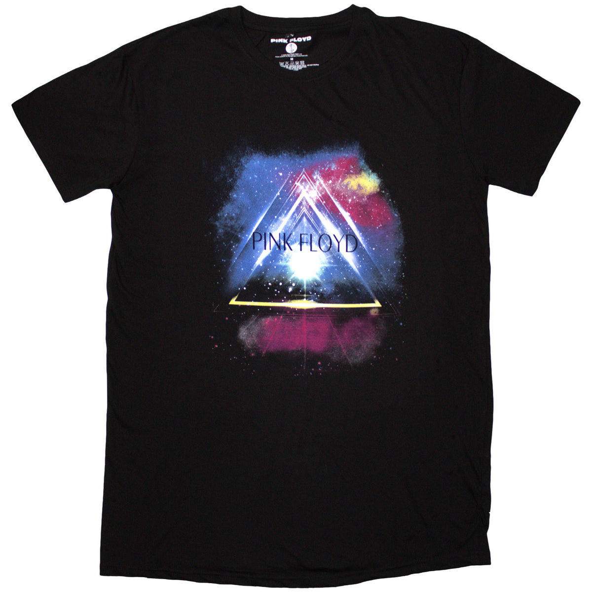 PINK FLOYD - SPACE PRISM - Ladies T-Shirt Dress Black