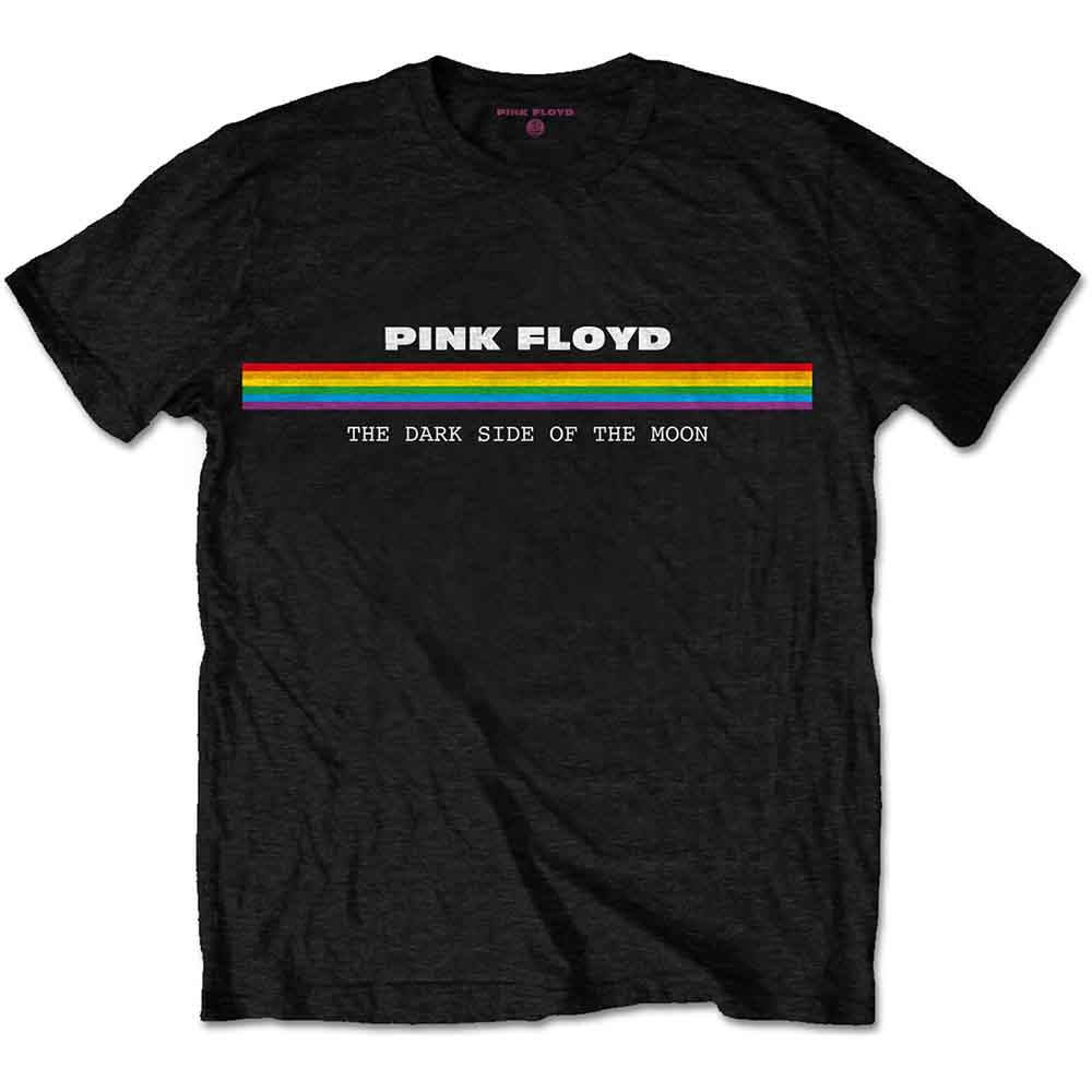 PINK FLOYD - SPECTRUM STRIPE - T-Shirt Black