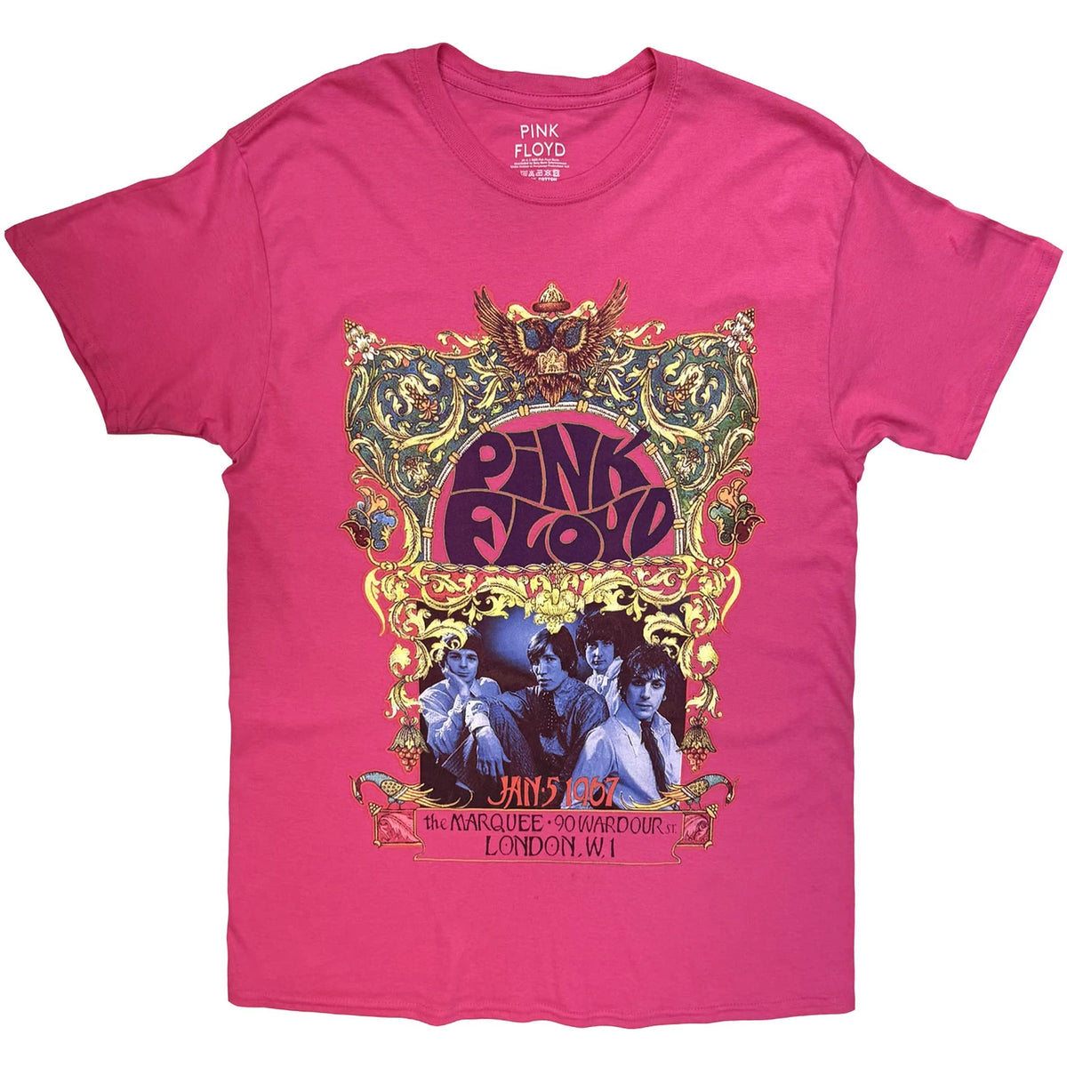 PINK FLOYD - THE MARQUEE - T-Shirt Pink