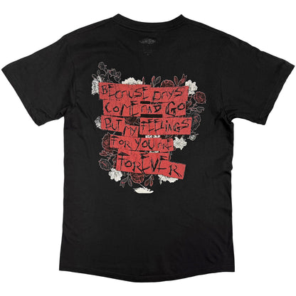 PAPA ROACH - HEART FLOWER - T-Shirt Black