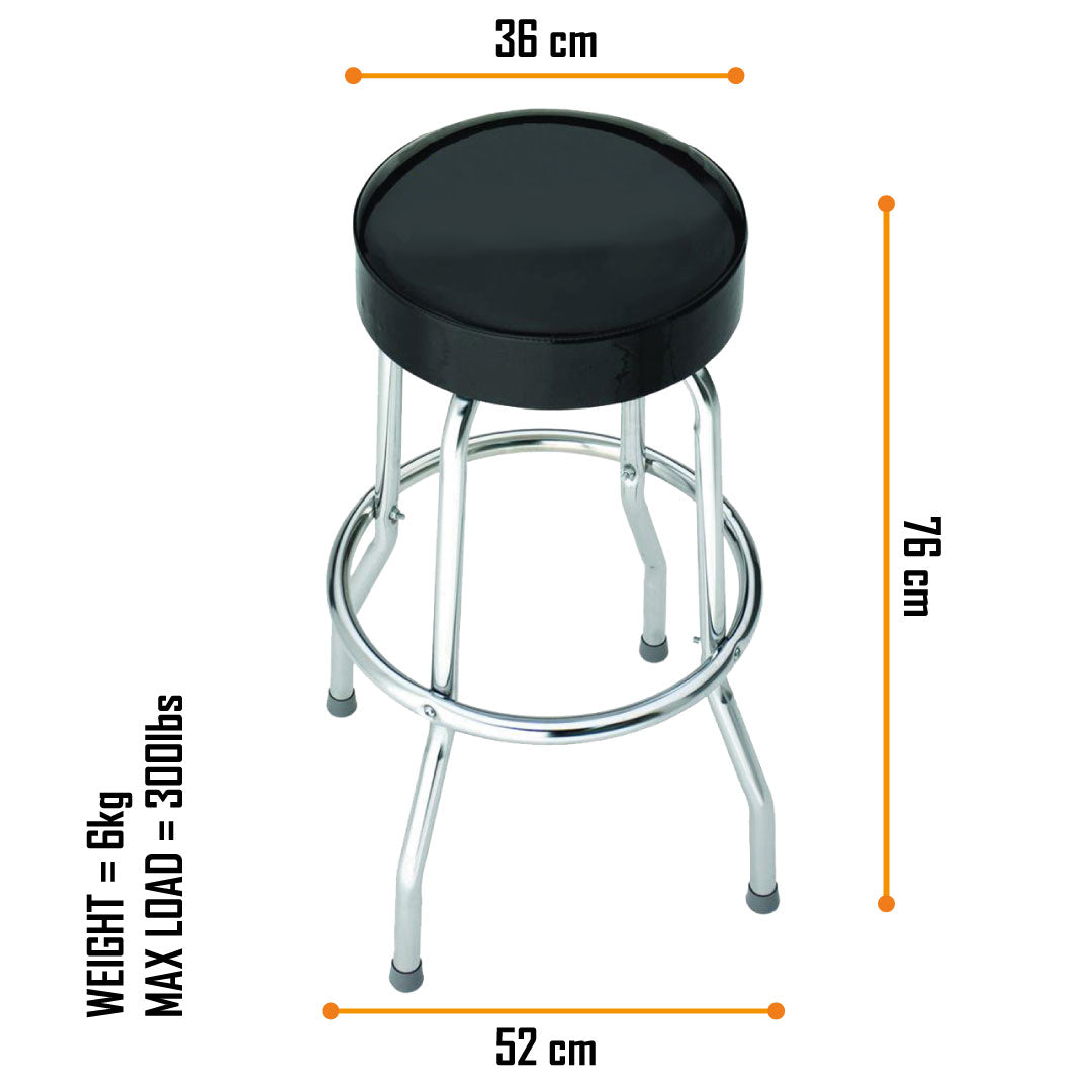 Rocksax Grateful Dead Bar Stool - Logo