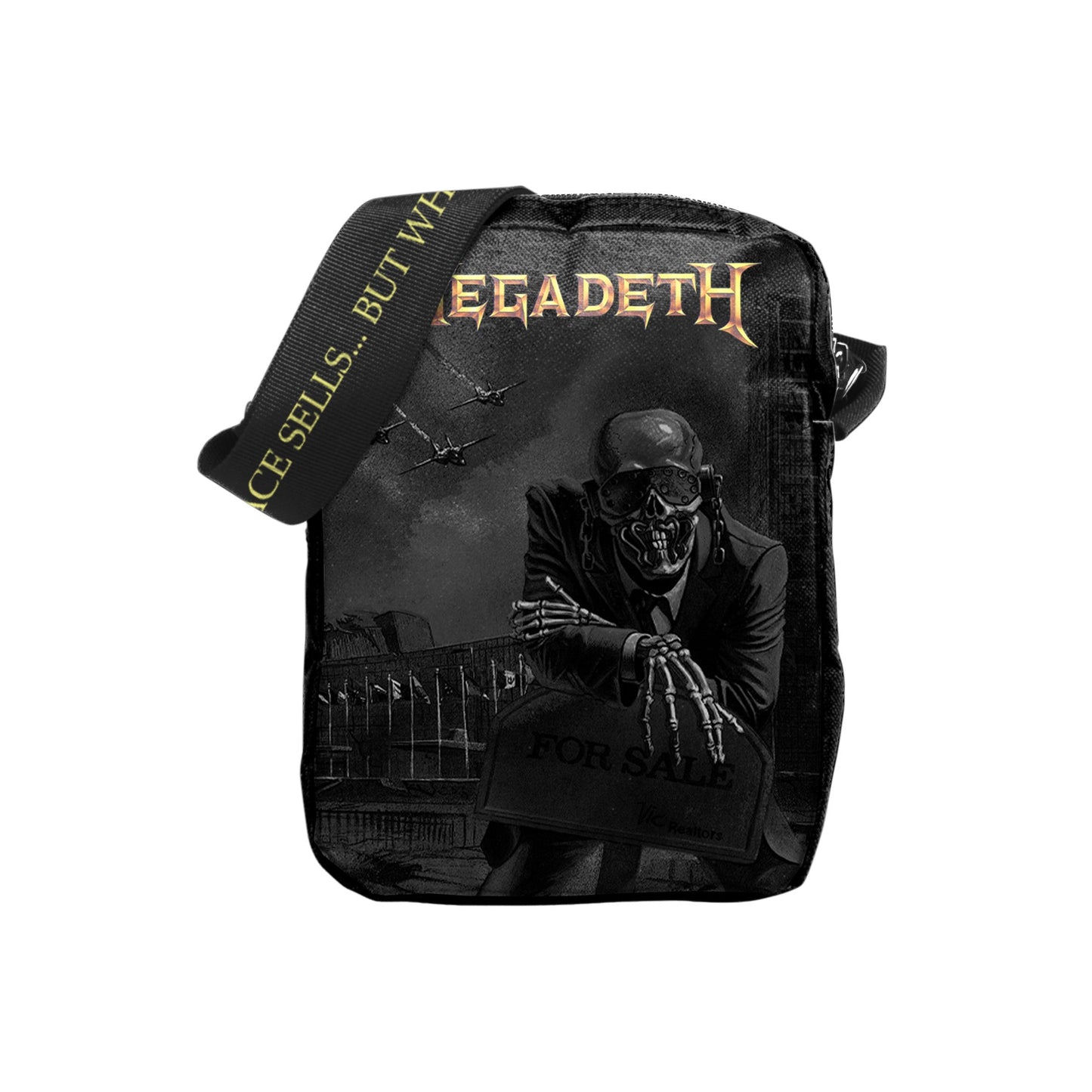 Rocksax Megadeth Crossbody Bag - Peace Sells