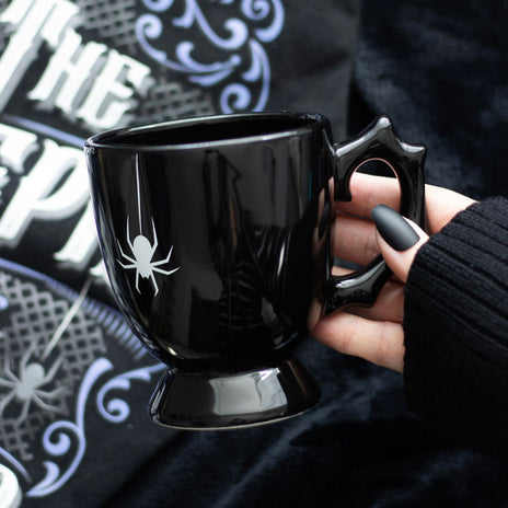 Black Spider Teacup - w kształcie kubka herbaty