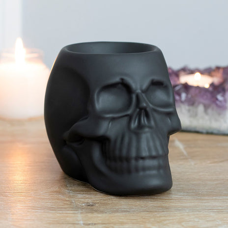 Black Skull Oil Burner - Burner oleju czaszki