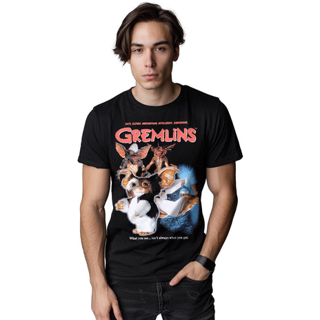 Gremlins - HomeAge Style - Front Print T -shirt czarny