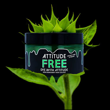 FREE UV GREEN - Farba do włosów Attitude - 135ml