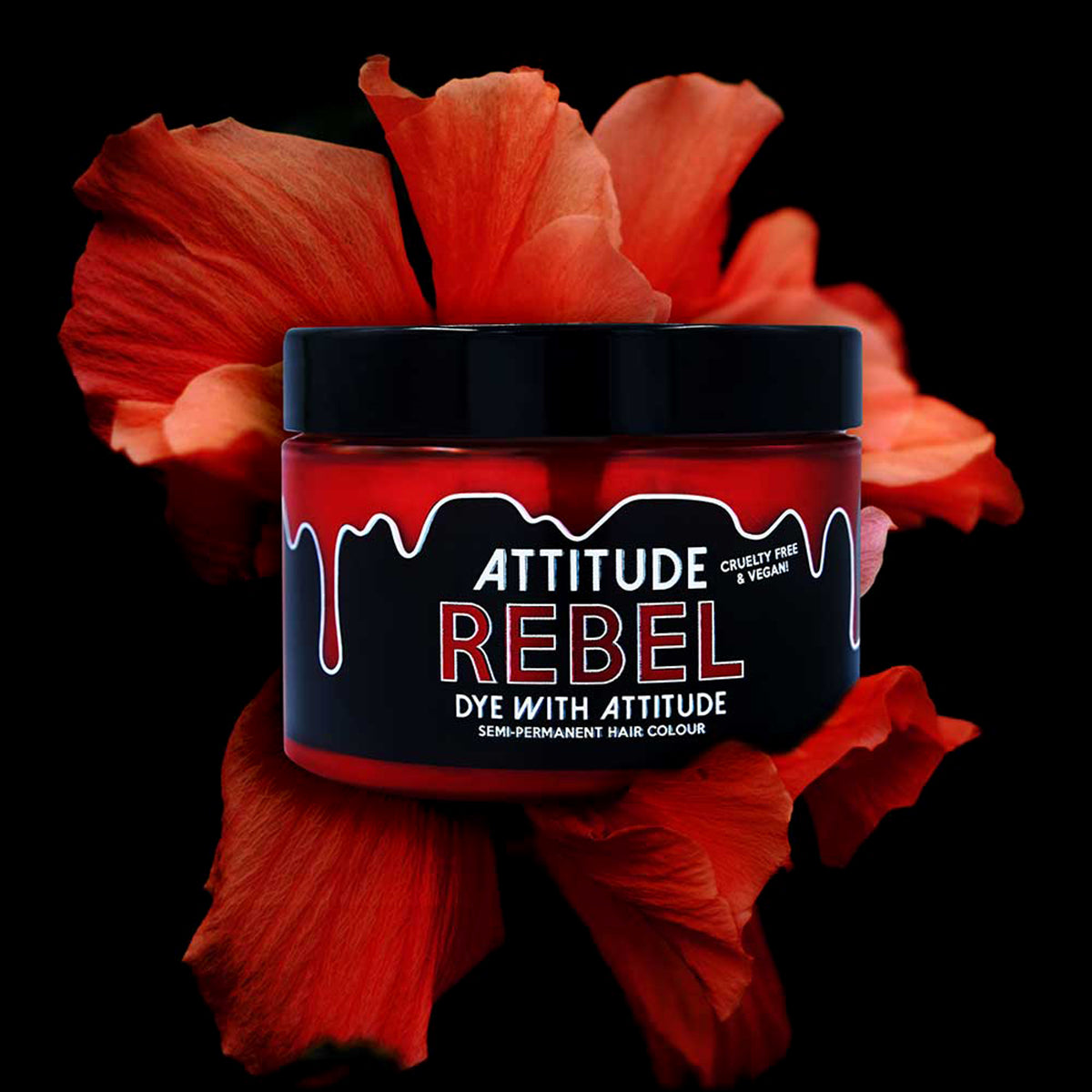 REBEL UV RED - Farba do włosów Attitude - 135ml