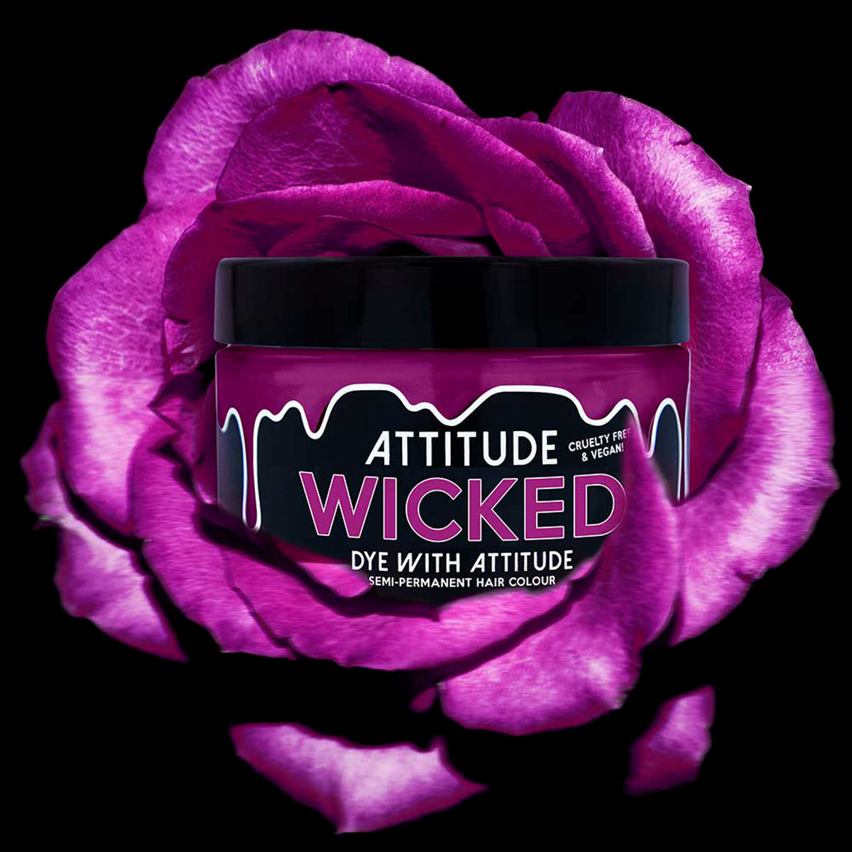 WICKED PURPLE - Farba do włosów Attitude - 135ml