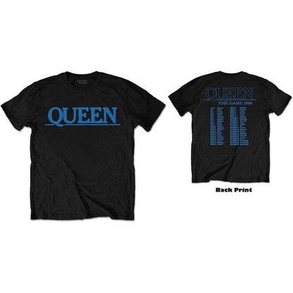 QUEEN - THE GAME TOUR - T-Shirt Black