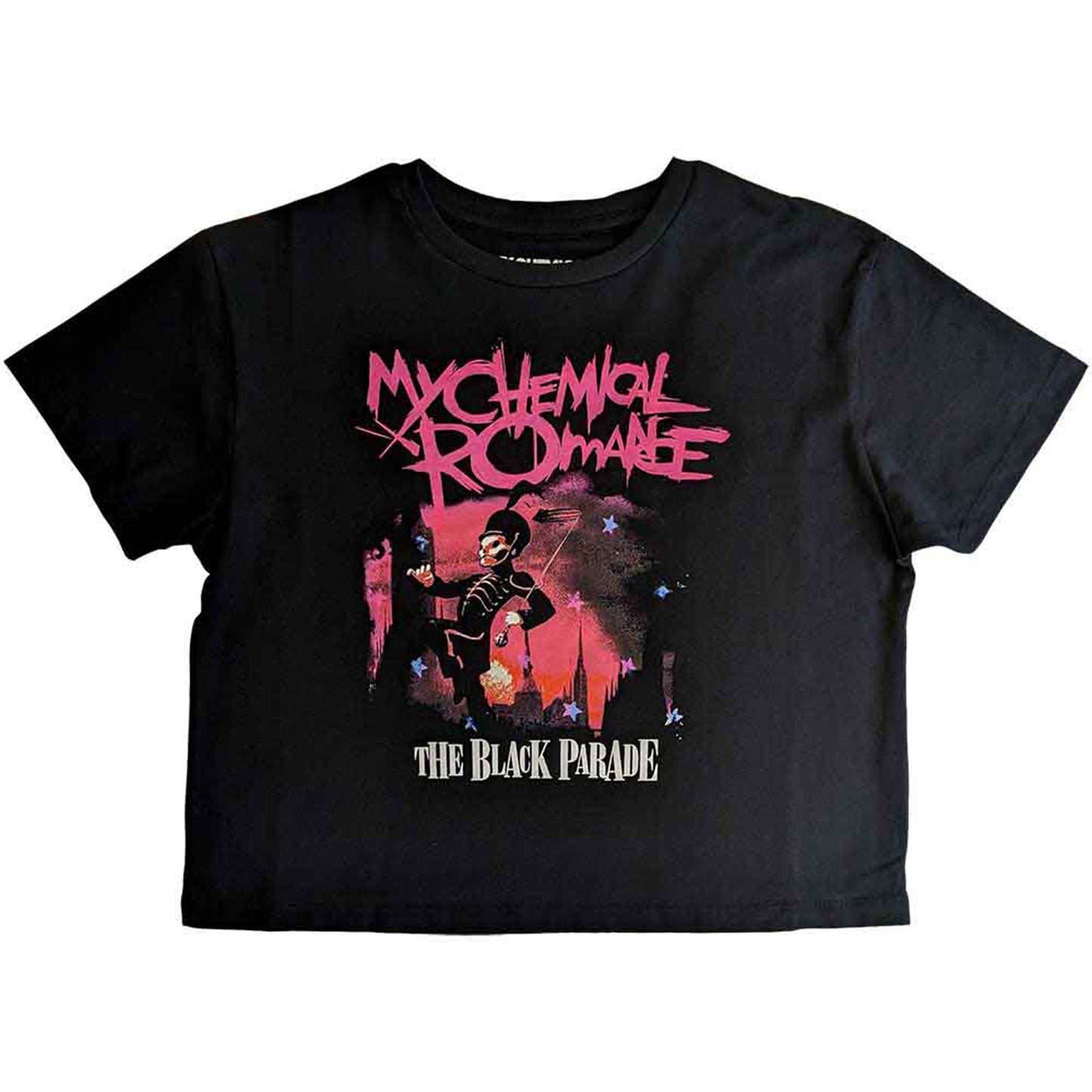 MY CHEMICAL ROMANCE - MARCH - Crop Top Black
