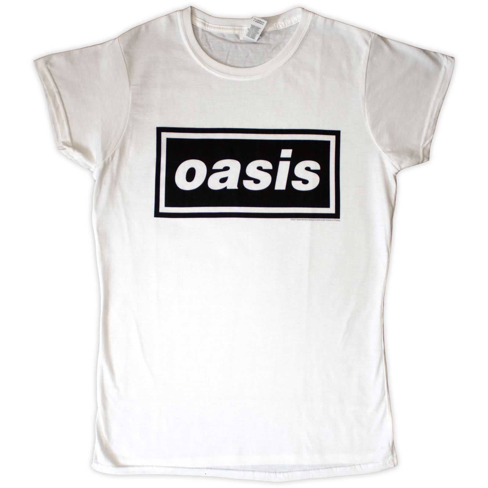 OASIS - DECCA LOGO - Ladies T-Shirt White
