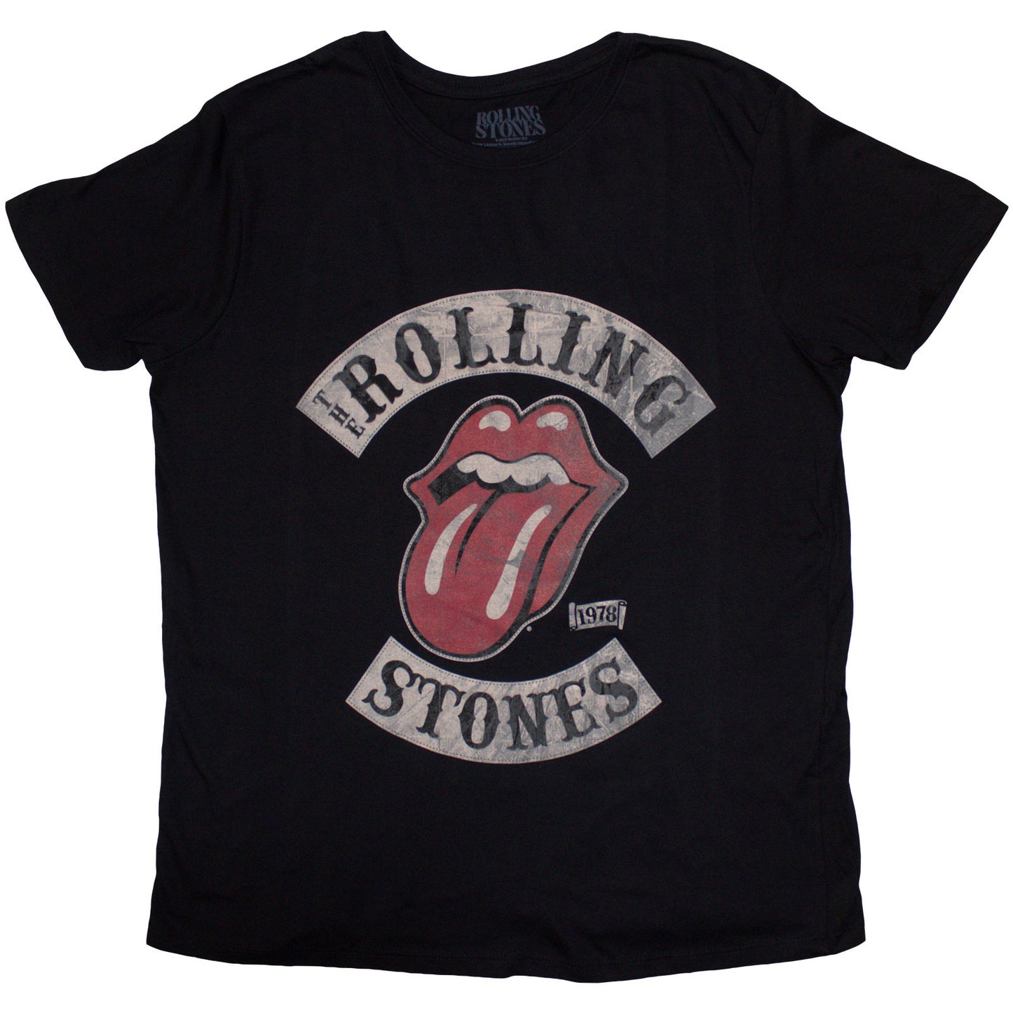 ROLLING STONES, THE - TOUR 1978 - Ladies T-Shirt Black
