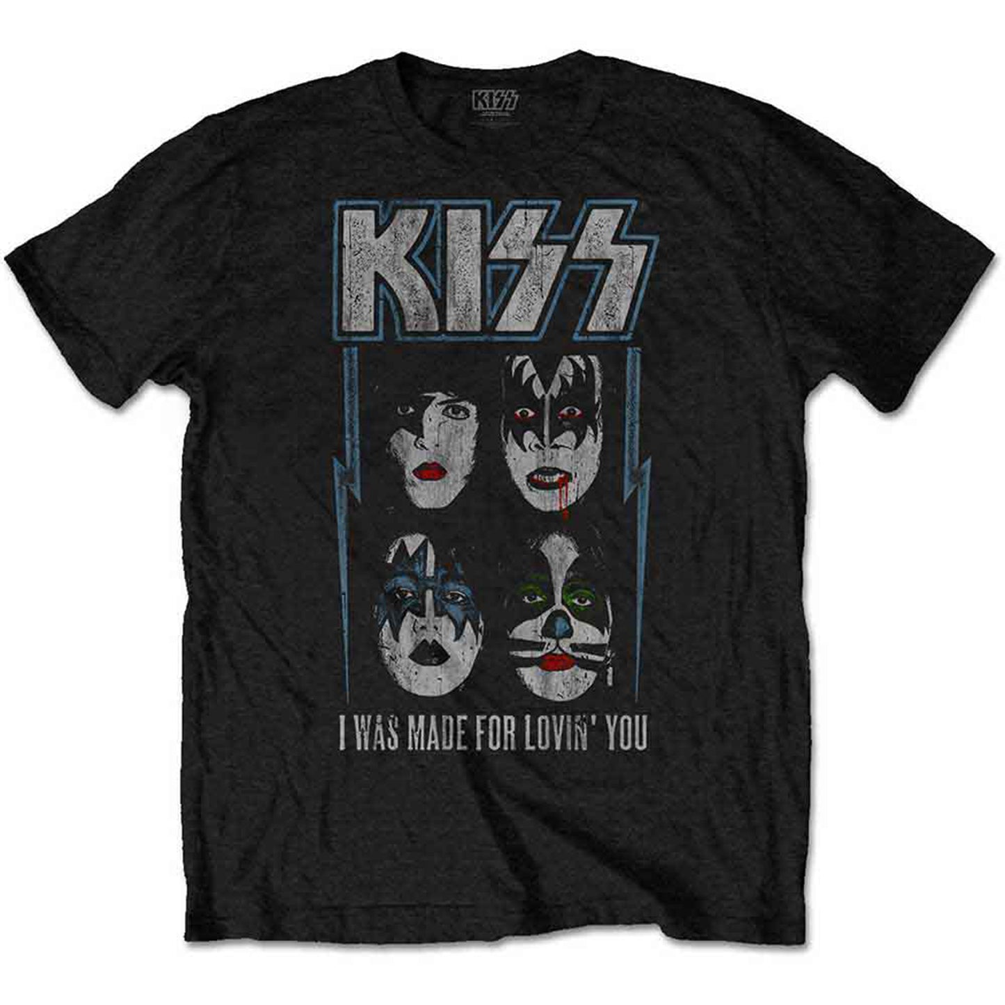 KISS - MADE FOR LOVIN' YOU - Kids T-Shirt Black