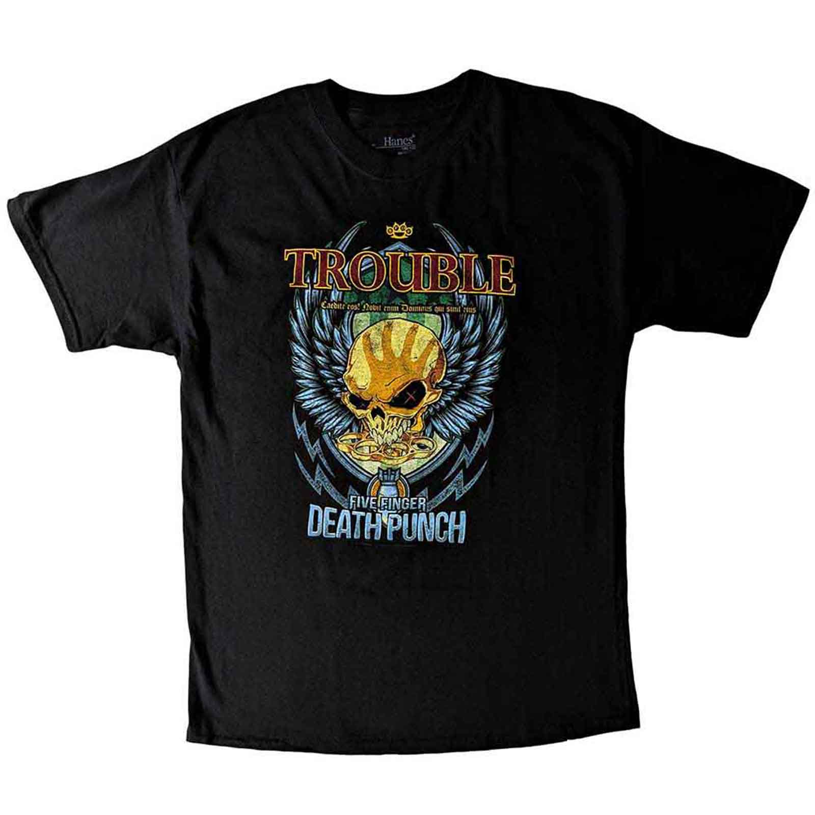 FIVE FINGER DEATH PUNCH - TROUBLE - Kids T-Shirt Black