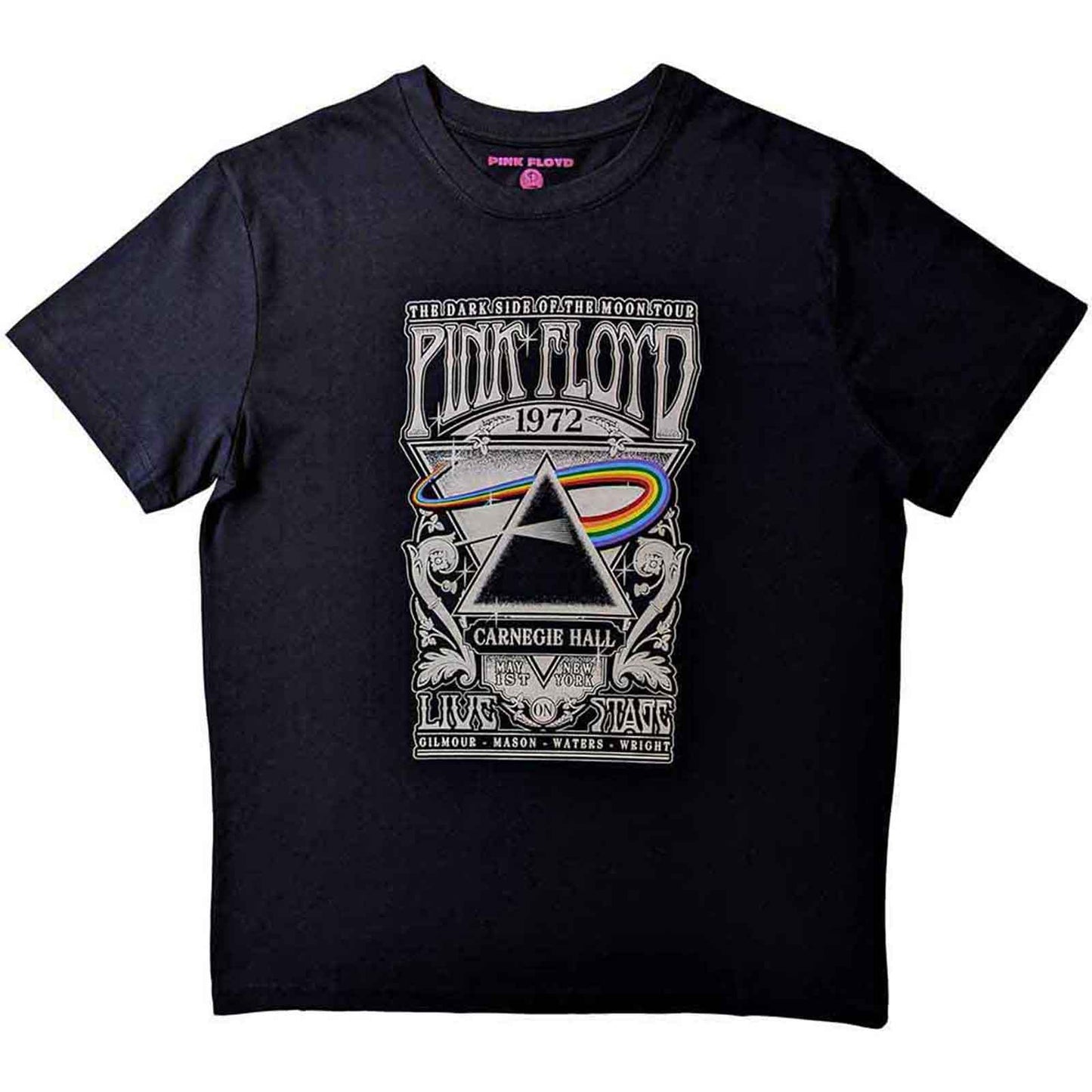 PINK FLOYD - CARNEGIE HALL POSTER - Kids T-Shirt Black